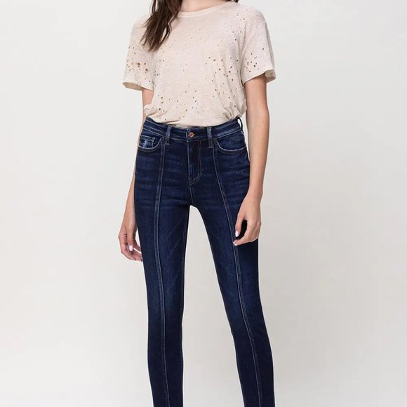 Janelle Stem Hemline Skinny Jean - Picture 4 of 12